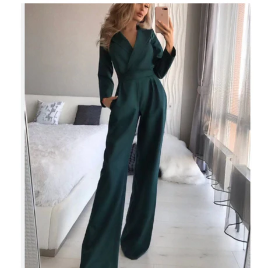 Flor | Formal Long Sleeve Jumpsuit For Women