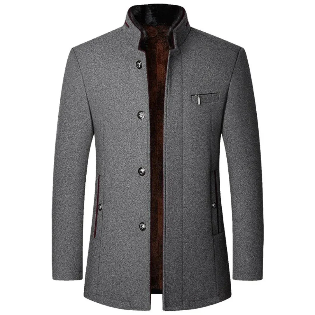 Quidel | Classic Winter Button Down Short Coat For Men