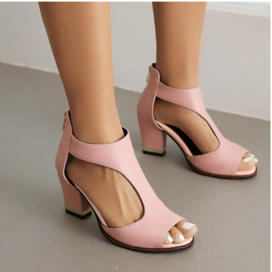 Elisha | Casual Block High Heels For Women