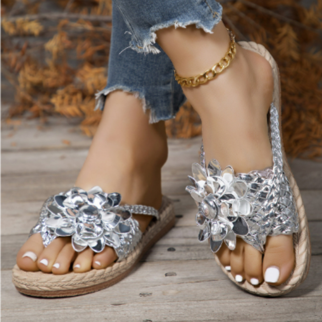 Chivy | Floral Summer Orthopedic Sandals For Women