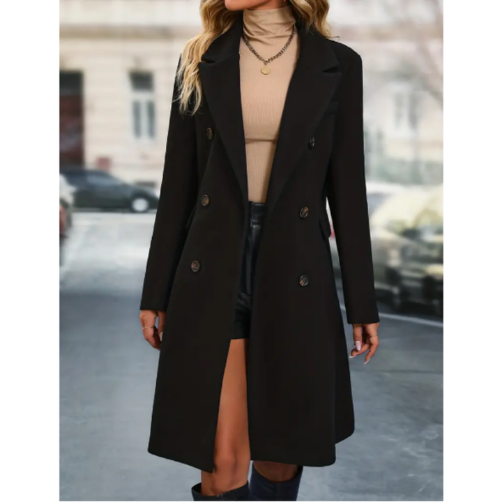 Wila | Stylish Warm Double Breasted Coat For Women