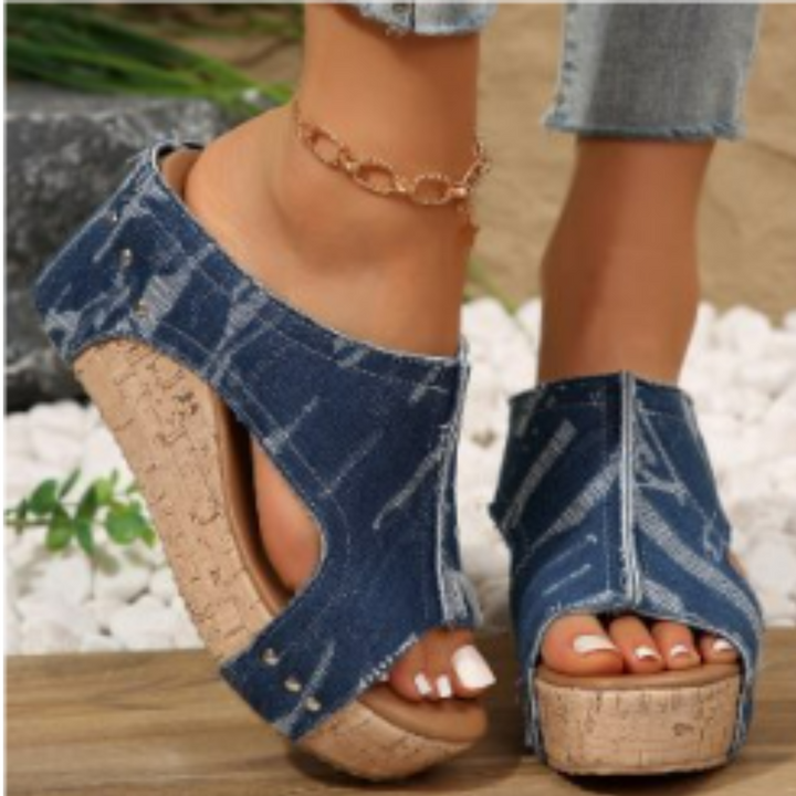 Ihrin | Comfortable Summer Wedge Orthopedic Sandals For Women