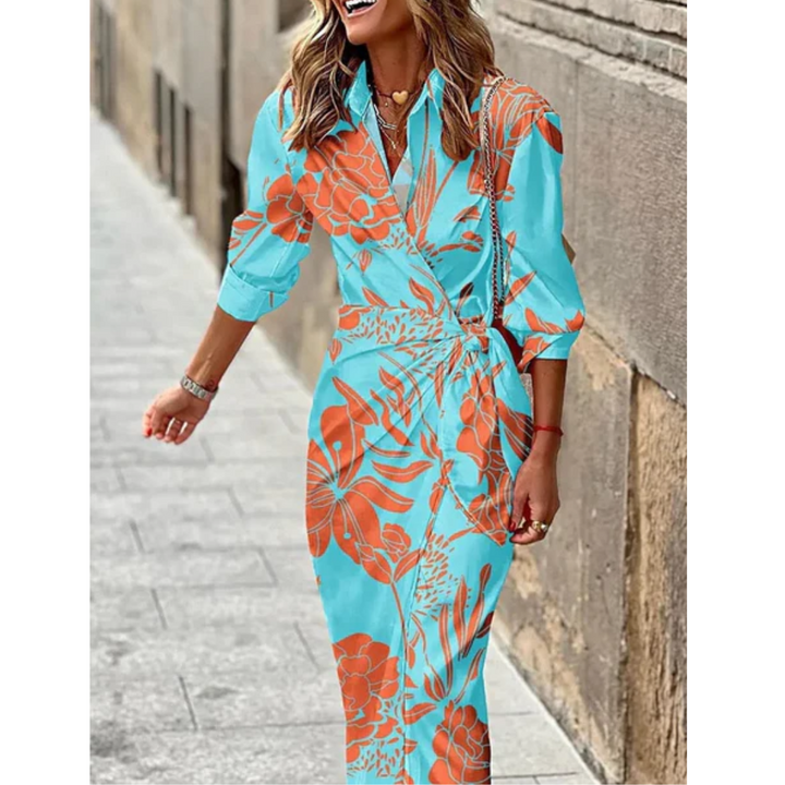 Claudia | Summer Wrap Maxi Dress For Women