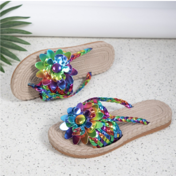 Chivy | Floral Summer Orthopedic Sandals For Women