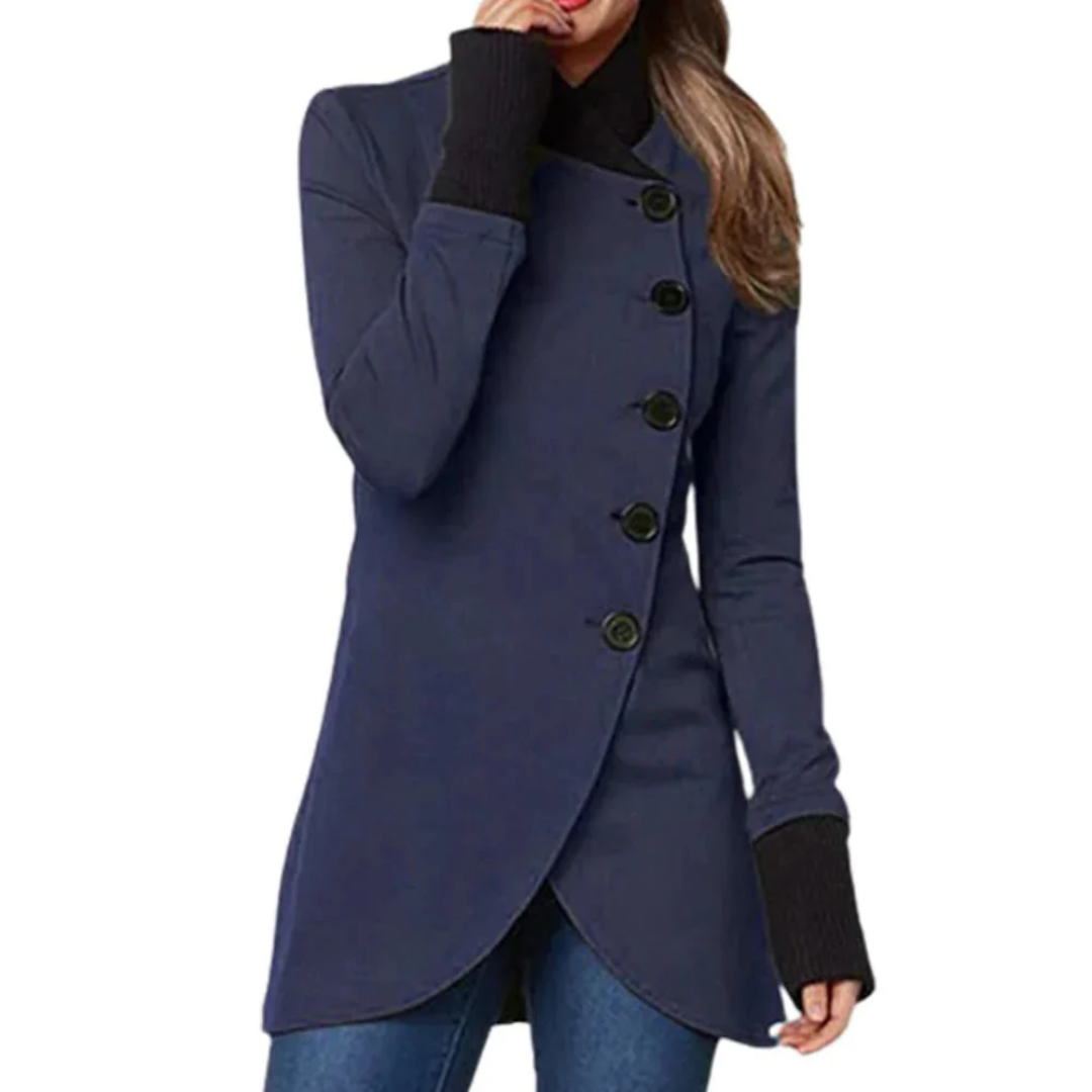 Maddie | Winter Slim Fit Asymmetrical Jacket For Women