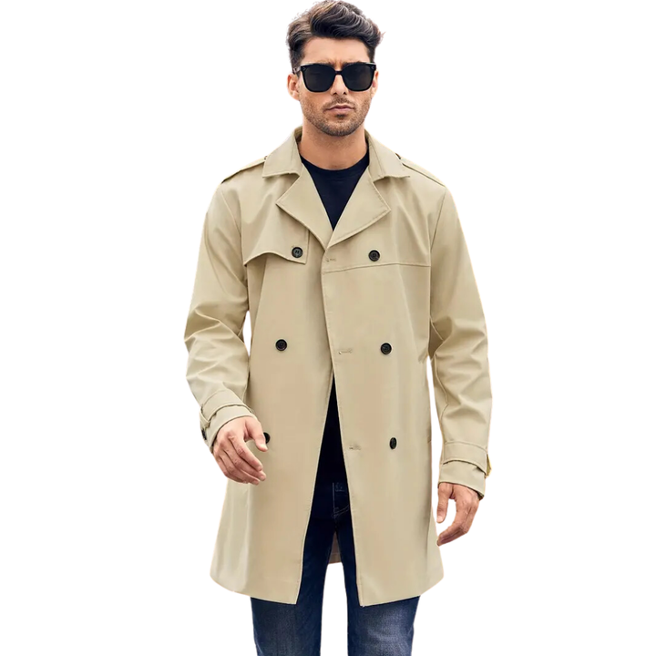 Kaysen | Stylish Warm Lapel Collar Trench Coat For Men