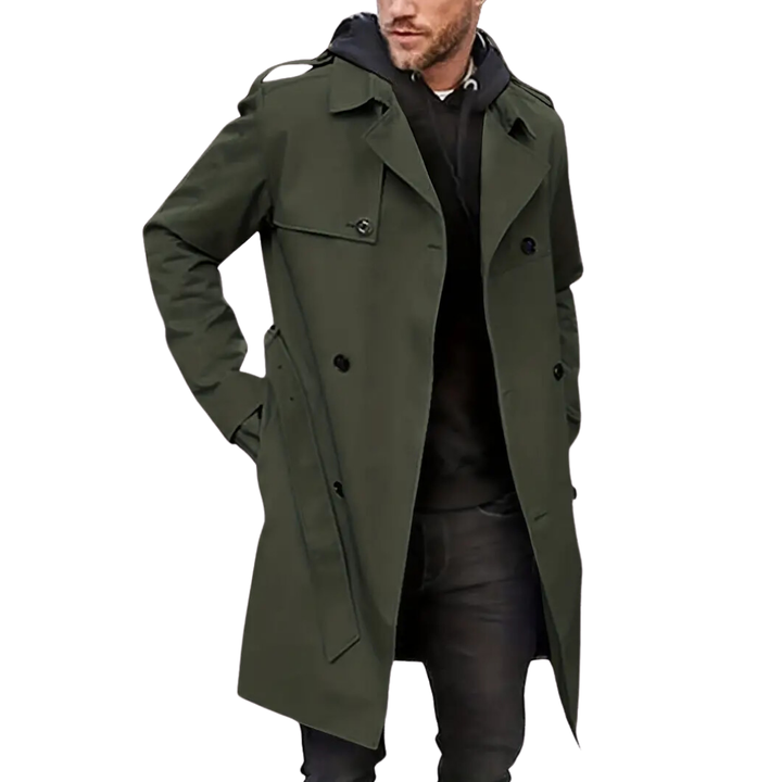 Kaysen | Stylish Warm Lapel Collar Trench Coat For Men