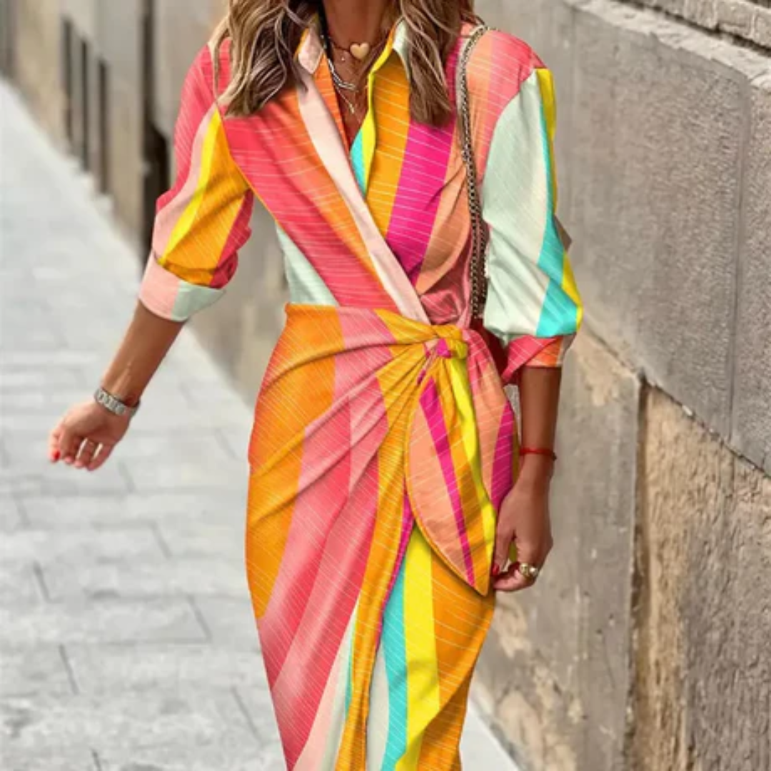 Claudia | Summer Wrap Maxi Dress For Women