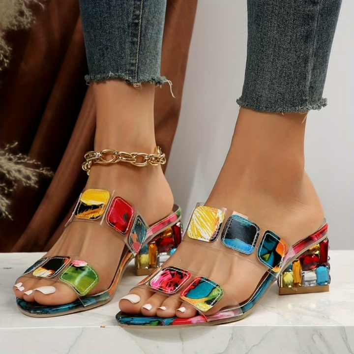 Urena | Stylish Spring Block Sandal For Women