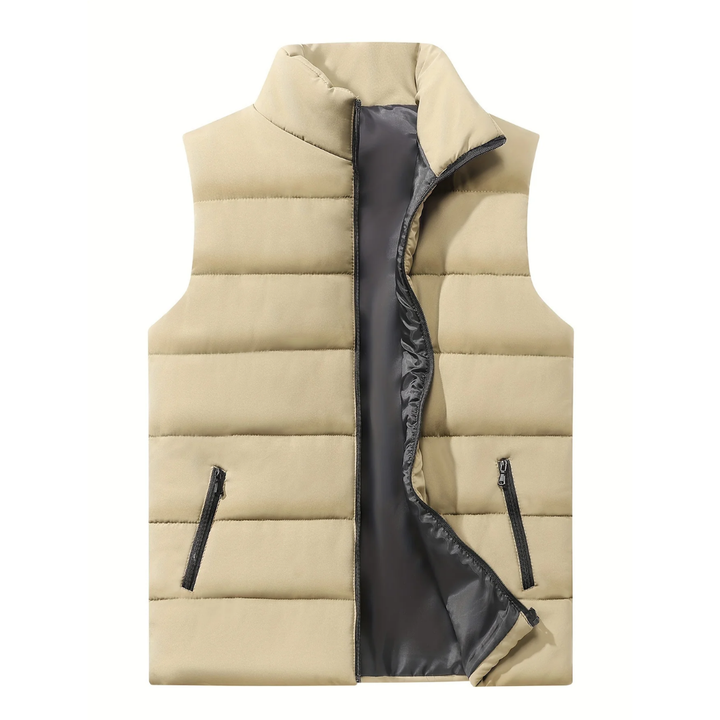 Hooward | Classic Winter Zip Up Puffer Vest For Men