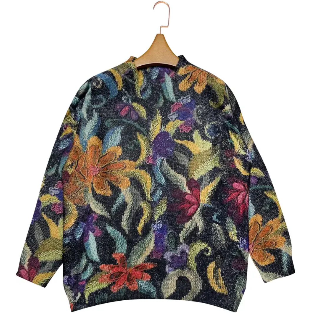 Honea | Stylish Warm Floral Sweater For Women