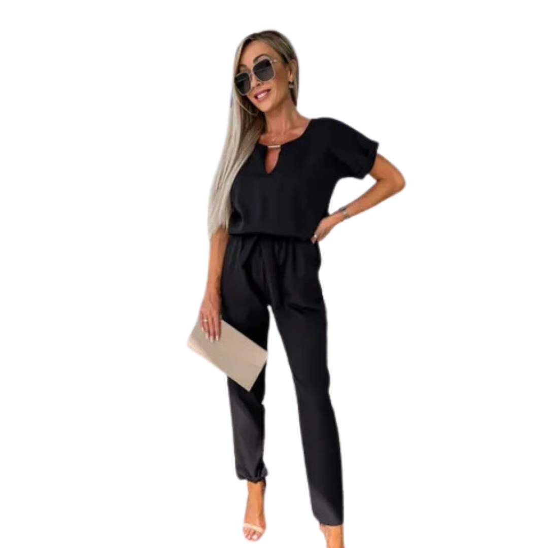 Kai | Formal Black Jumpsuit For Women