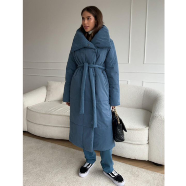 Viviette | Winter Warm Puffer Long Coat For Women