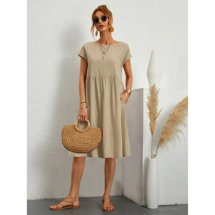 Soiree | Casual A Line Midi Dress For Women