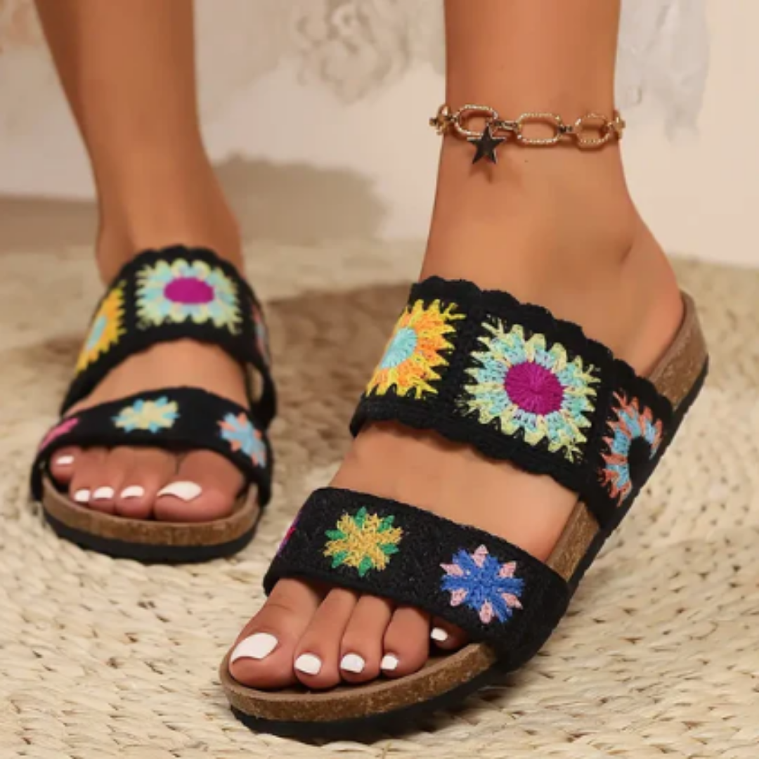 Damonica | Summer Knitted Strap Orthopedic Sandals For Women