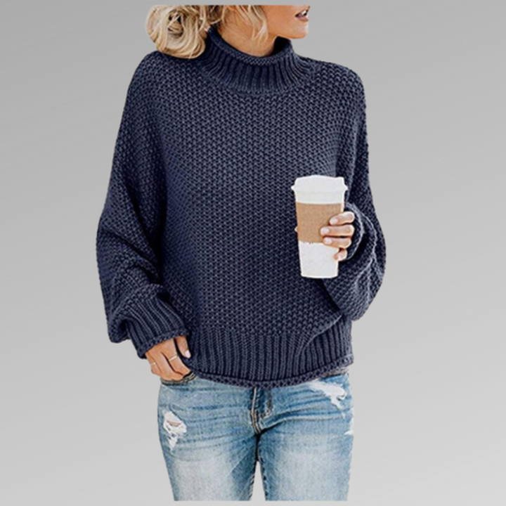 Furiya | Knitted Round Neck Warm Sweater For Women