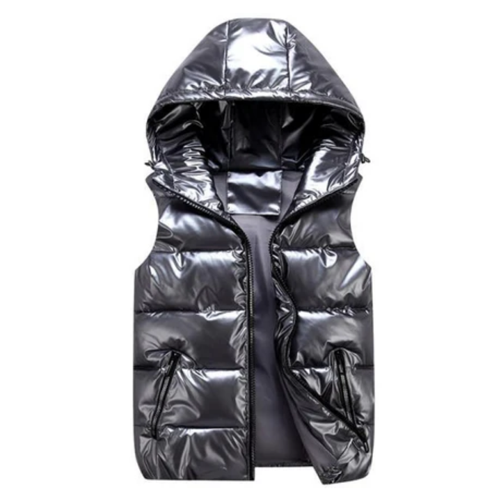 Lalani | Winter Waterproof Puffer Vest With Hood For Women