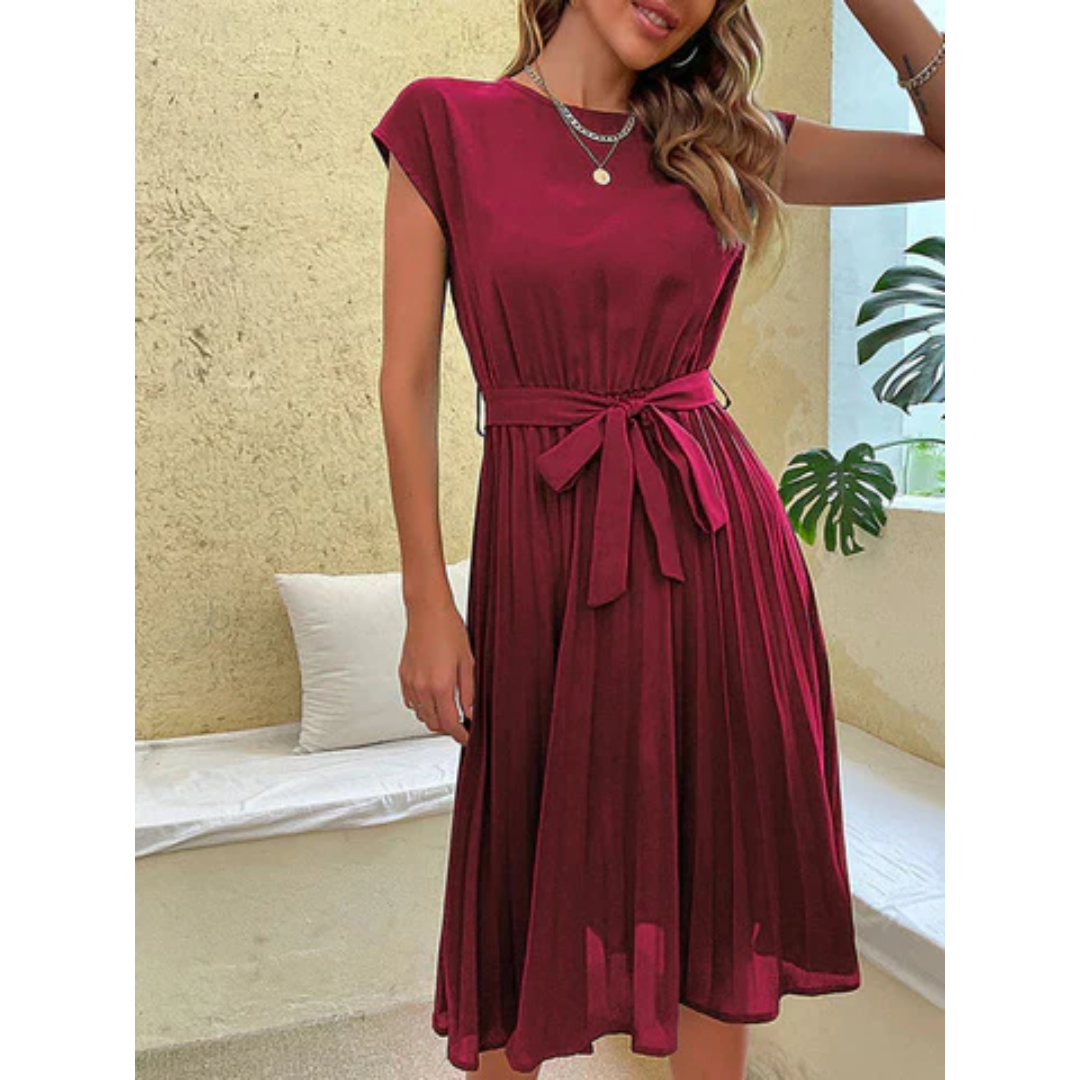 Chona | Summer Pleated Mini Dress For Women