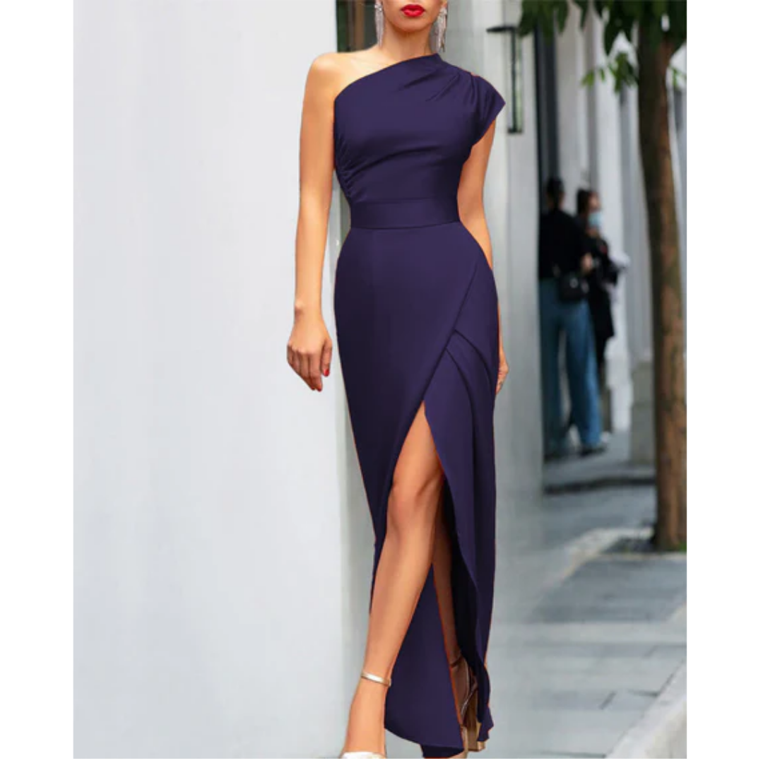 Toni | Wedding Guest One Side Maxi Dress For Women