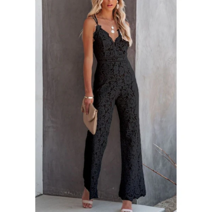 Faye | Elegant Wide Leg Jumpsuit For Women