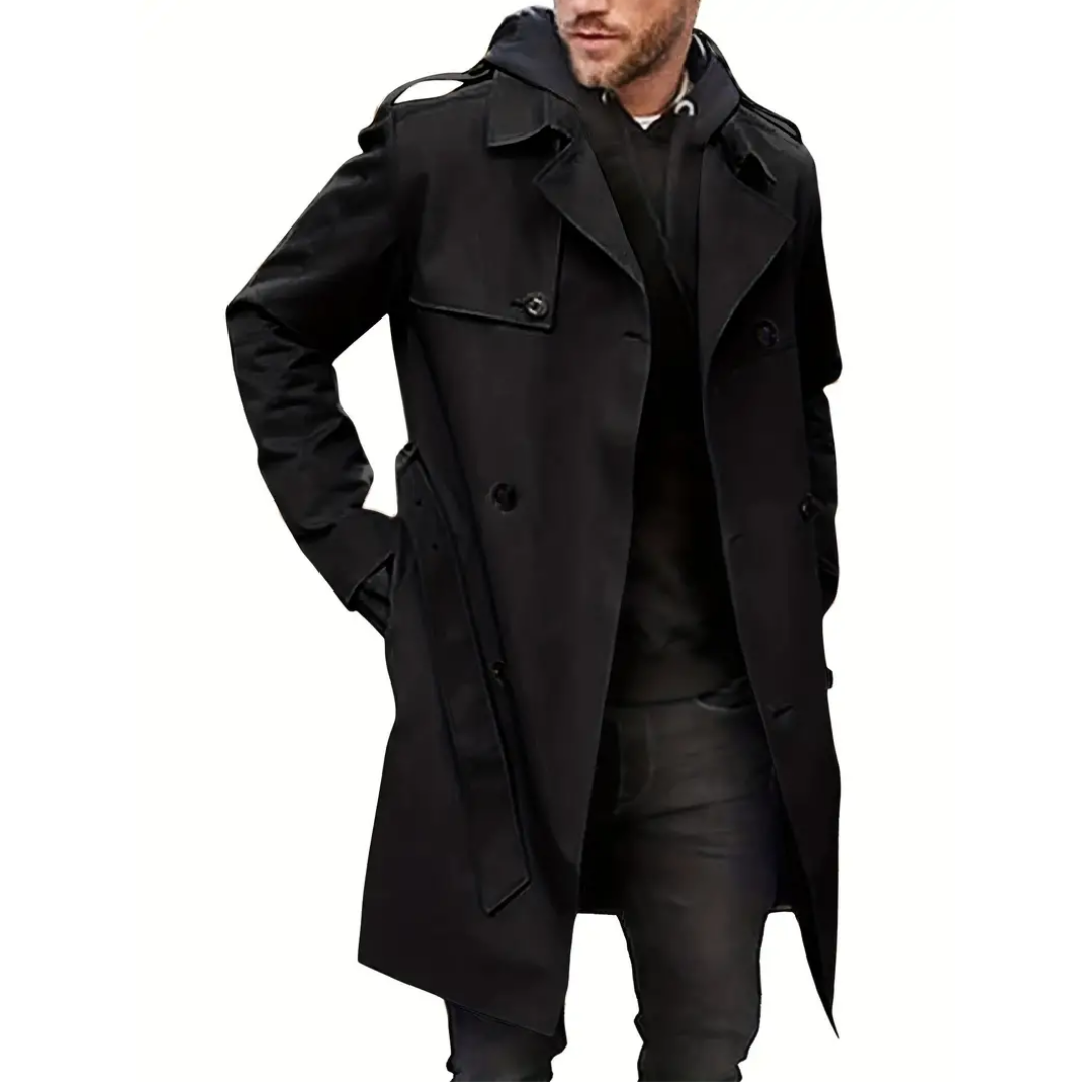 Kaysen | Stylish Warm Lapel Collar Trench Coat For Men