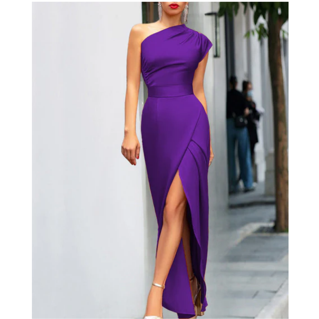 Toni | Wedding Guest One Side Maxi Dress For Women