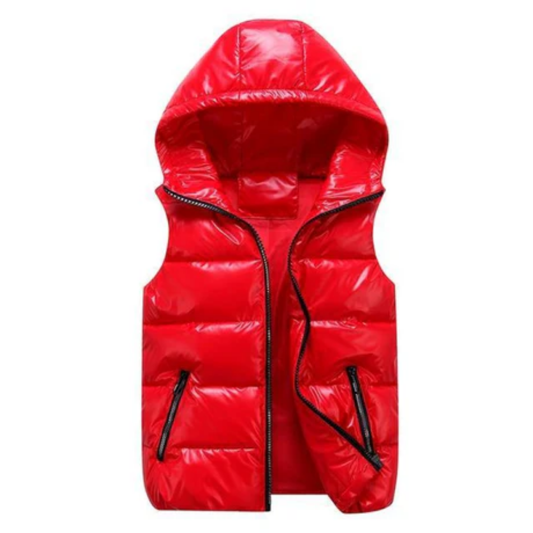 Lalani | Winter Waterproof Puffer Vest With Hood For Women