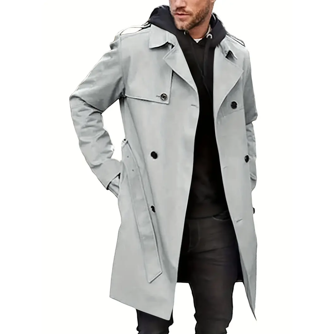 Kaysen | Stylish Warm Lapel Collar Trench Coat For Men