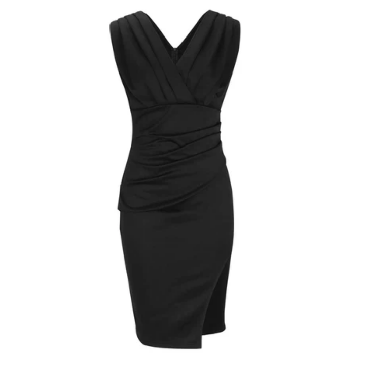 Odette | Formal Work Sleeveless Midi Dress For Women