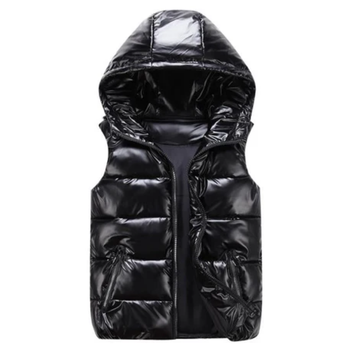 Lalani | Winter Waterproof Puffer Vest With Hood For Women