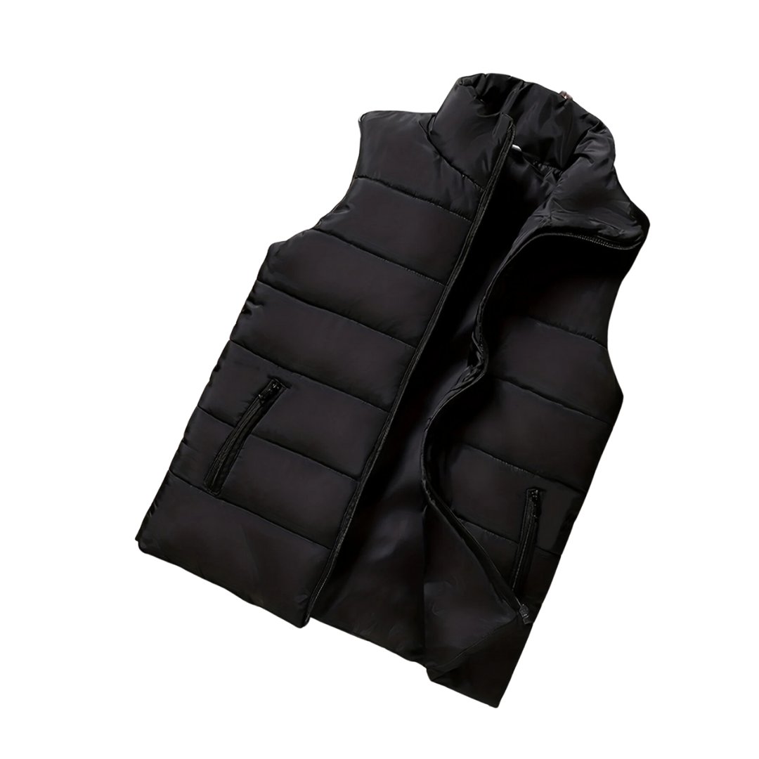 Hooward | Classic Winter Zip Up Puffer Vest For Men