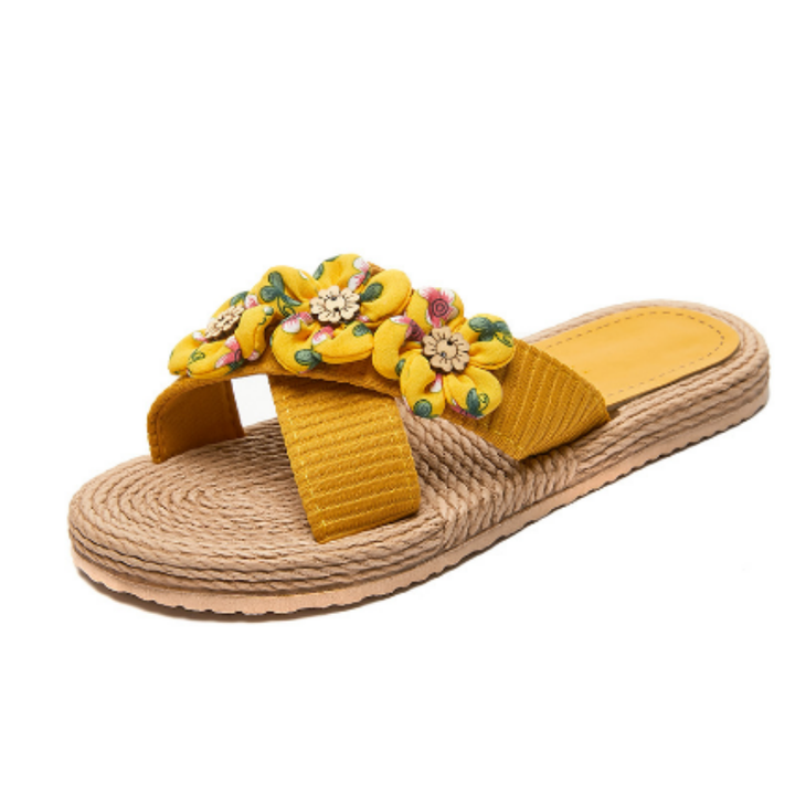 Celyse | Orthopedic Summer Floral Beach Sandals For Women