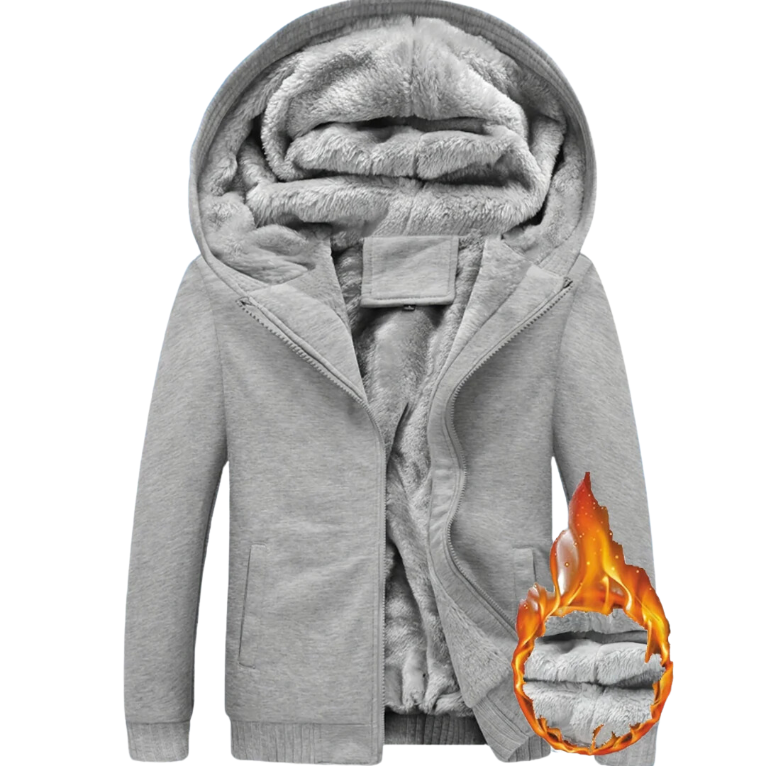 Fauniel | Winter Warm Thick Zip Up Hooded Jacket For Men