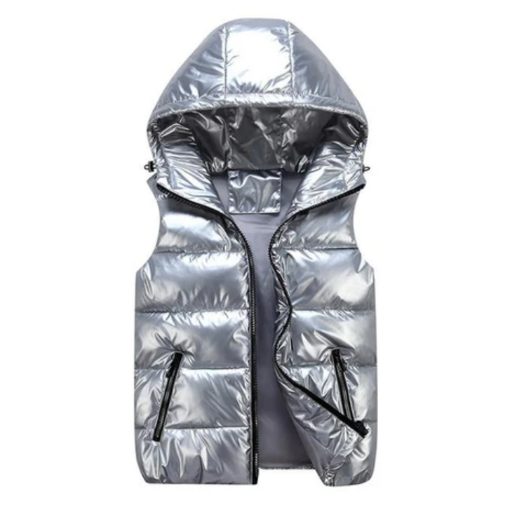 Lalani | Winter Waterproof Puffer Vest With Hood For Women