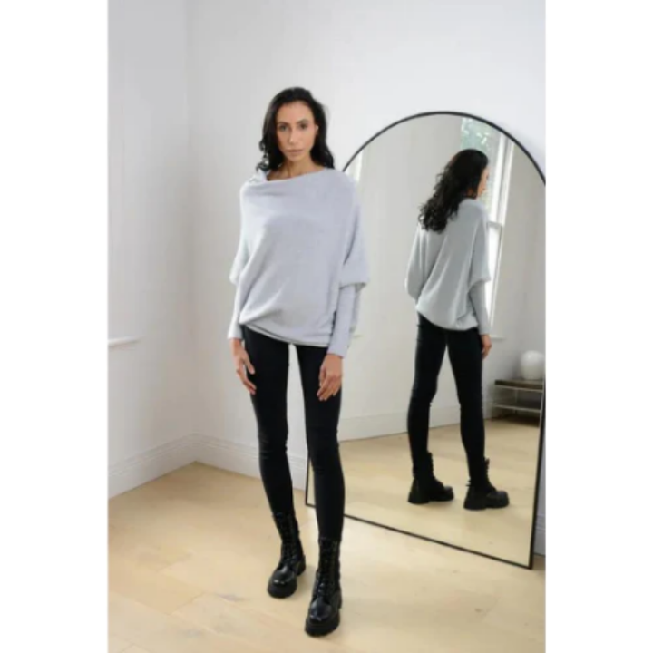 Umeko | Stylish Oversized Boat Neck Sweater For Women