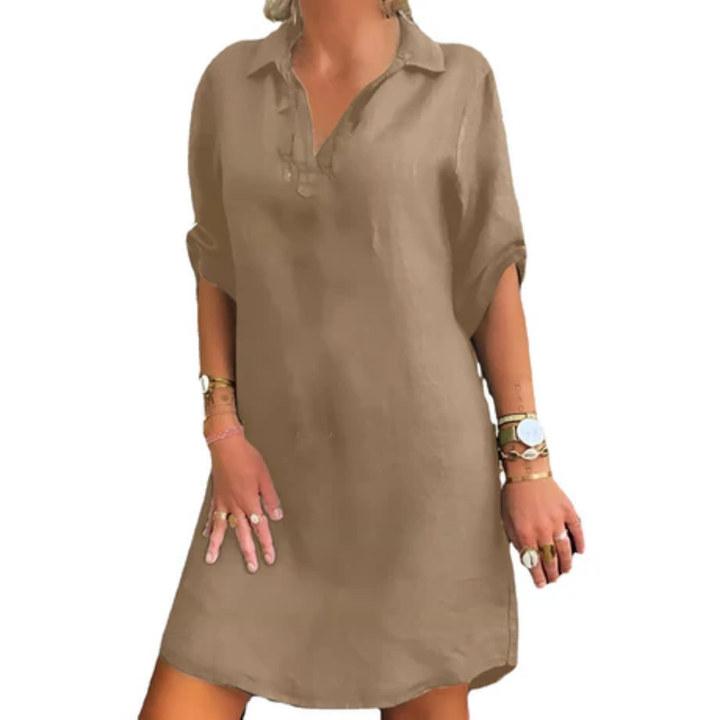 Ryleigh | Summer A Line Mid Sleeve Mini Dress For Women