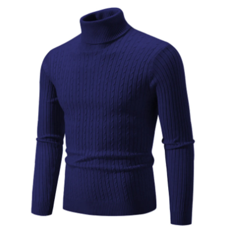 Gracyn | Warm Slim Fit Cable Knit Sweater For Men