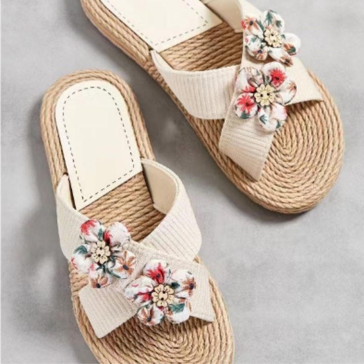 Celyse | Orthopedic Summer Floral Beach Sandals For Women