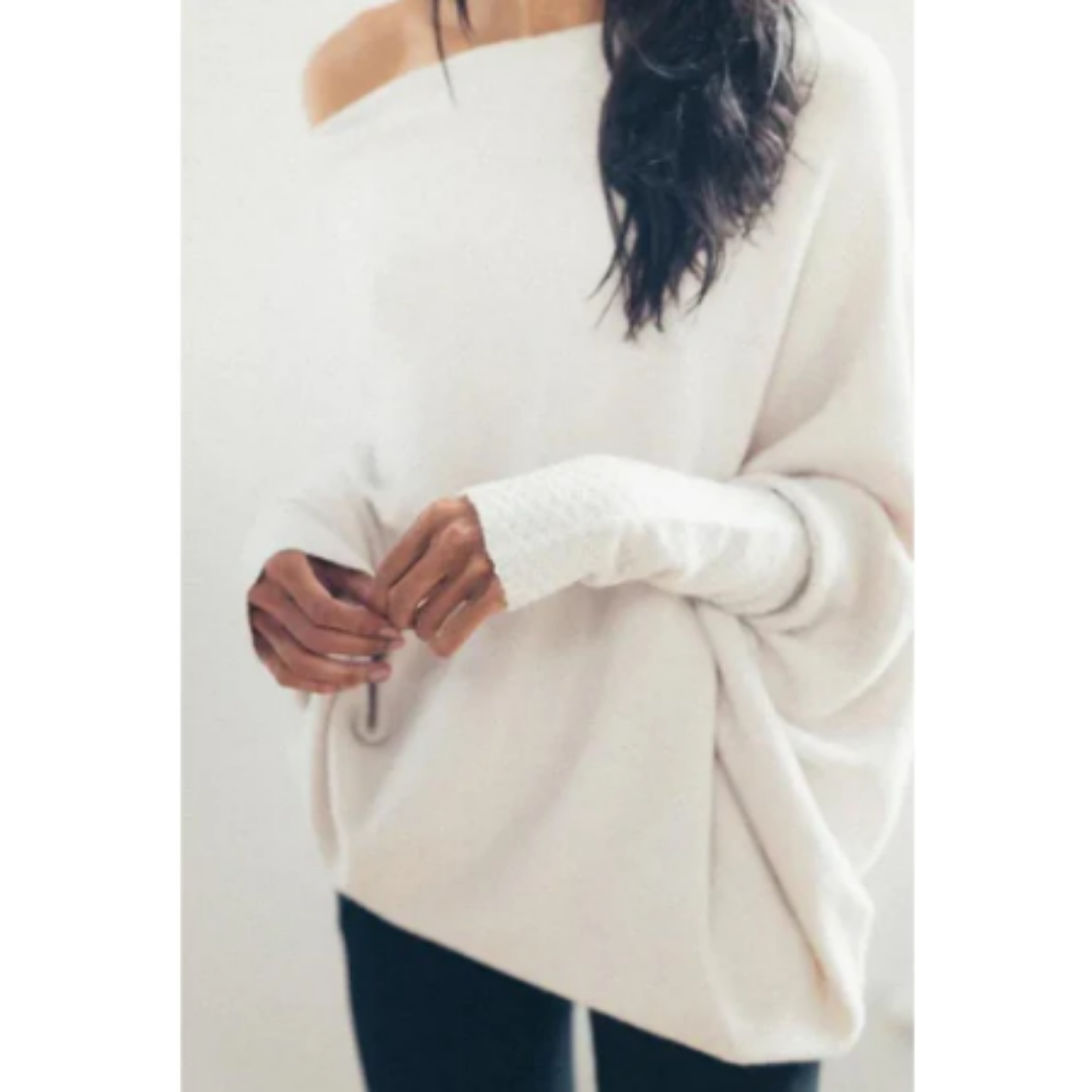 Umeko | Stylish Oversized Boat Neck Sweater For Women