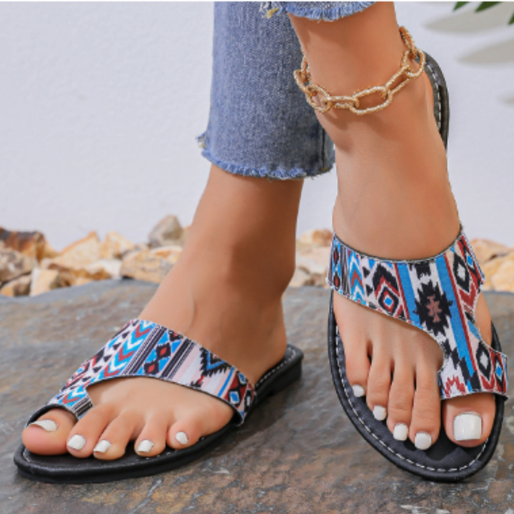 Brande | Summer Printed Orthopedic Sandals For Women