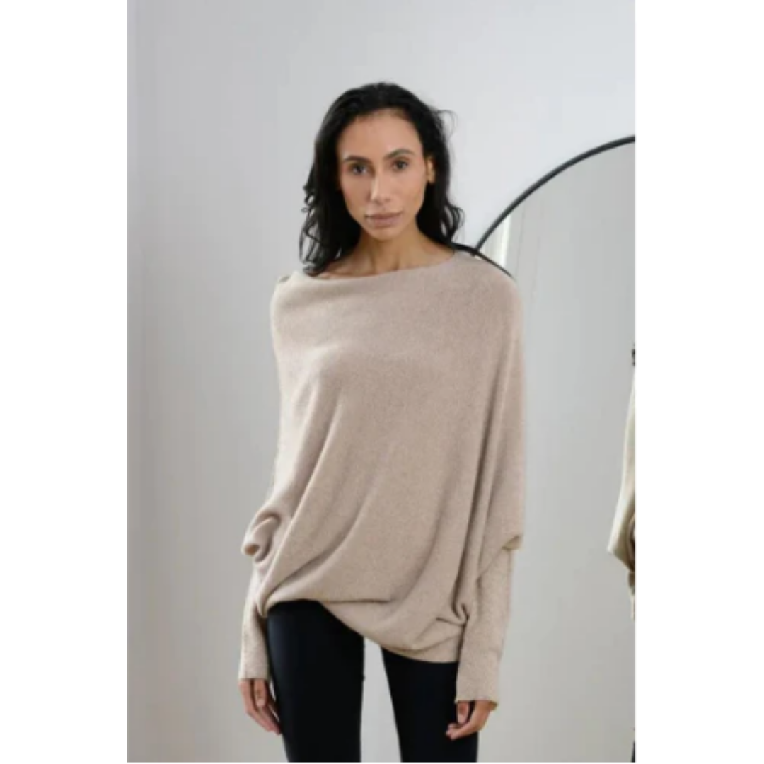 Umeko | Stylish Oversized Boat Neck Sweater For Women