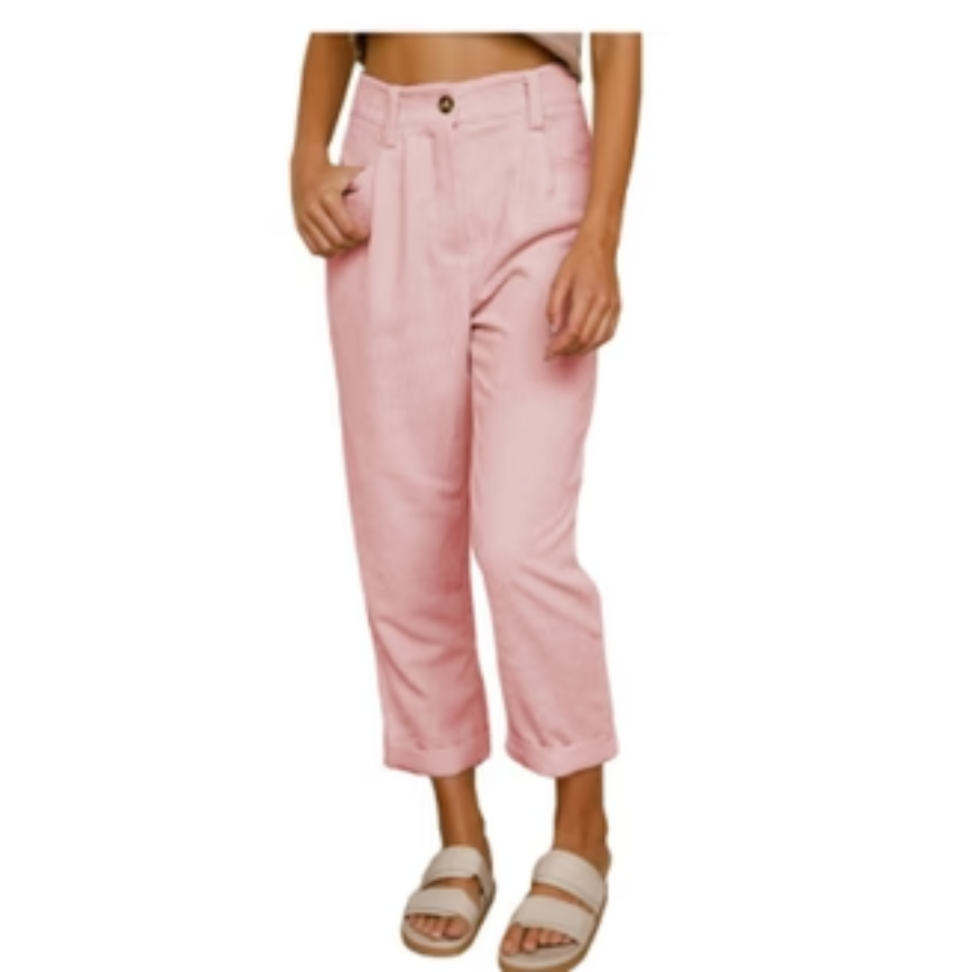 Elouise | Baggy Corduroy Wide Leg Pants For Women