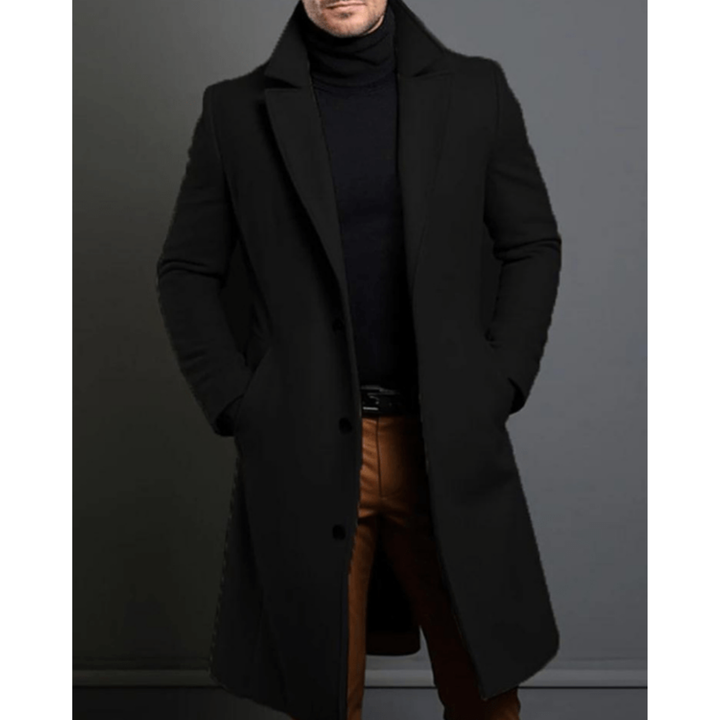 Astian | Long Warm Winter Trench Coat For Men