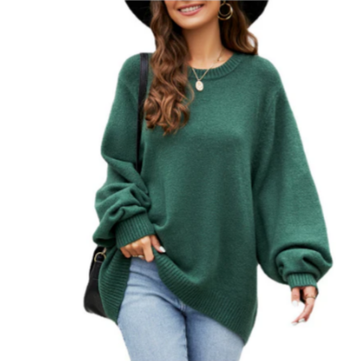 Yijun | Casual Warm Oversized Soft Knitted Sweater For Women