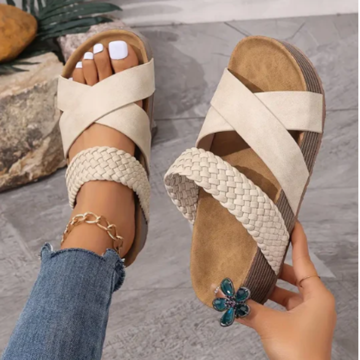 Cinna | Comfortable Platform Orthopedic Sandals For Women