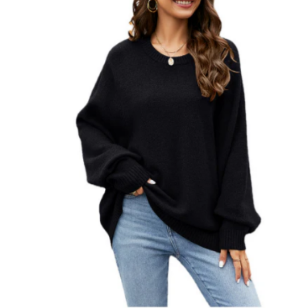 Yijun | Casual Warm Oversized Soft Knitted Sweater For Women