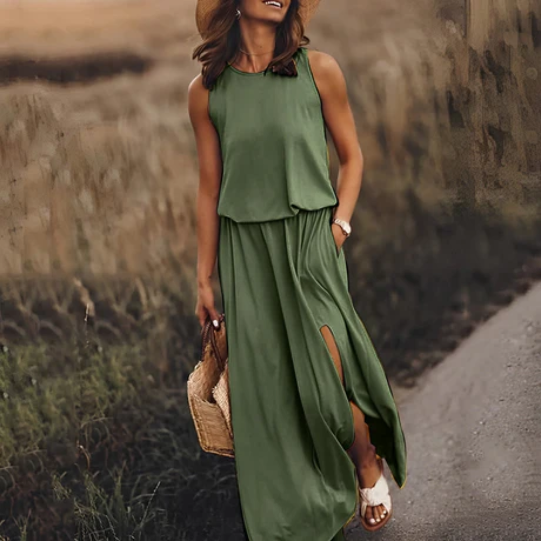 Love | Sleeveless Summer Maxi Dress For Women