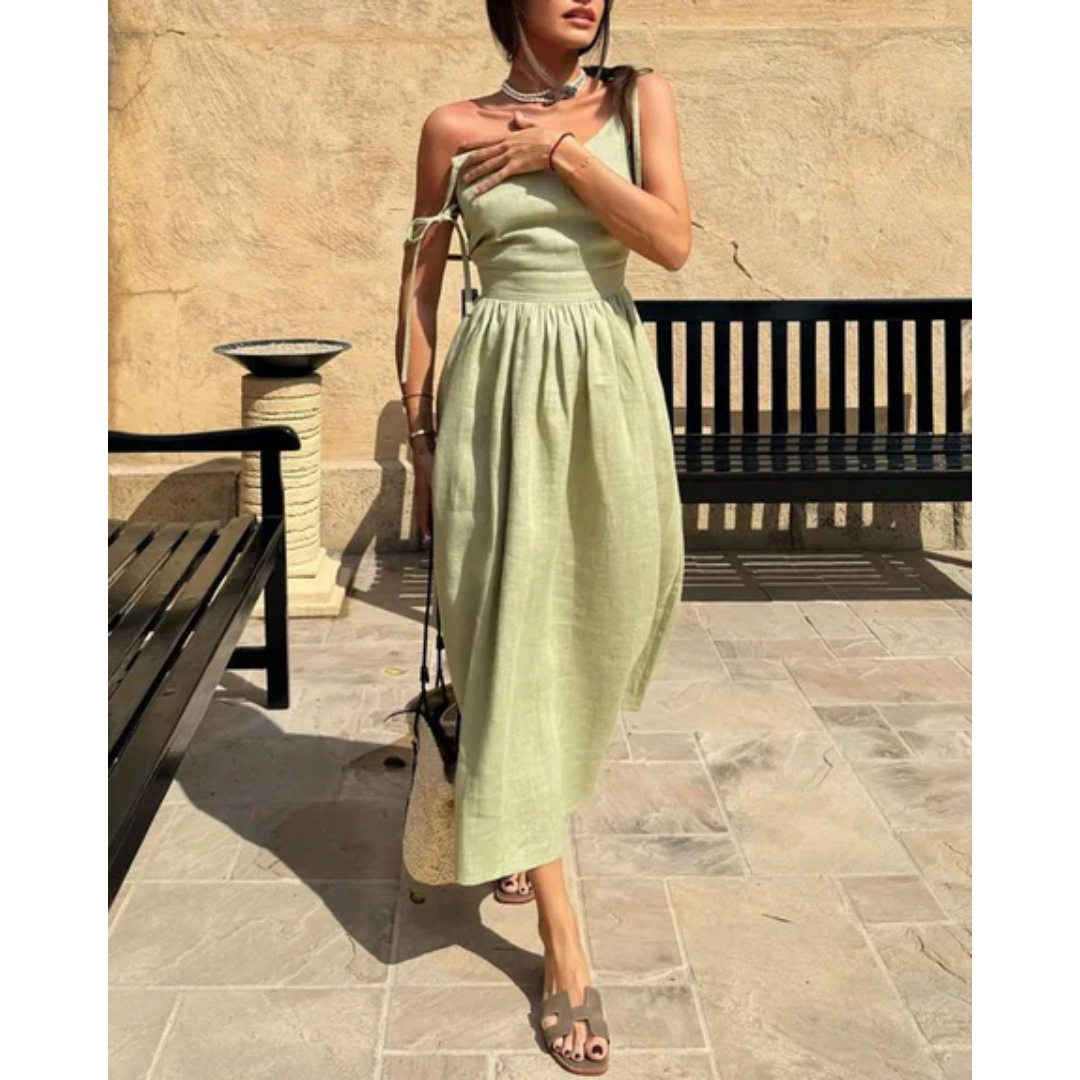 Miles | Summer Backless Midi Dress For Women