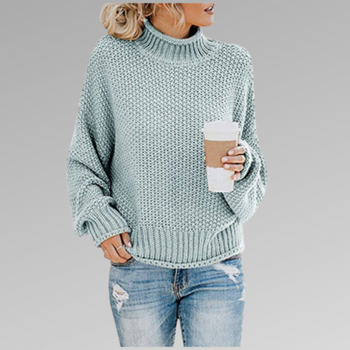 Furiya | Knitted Round Neck Warm Sweater For Women