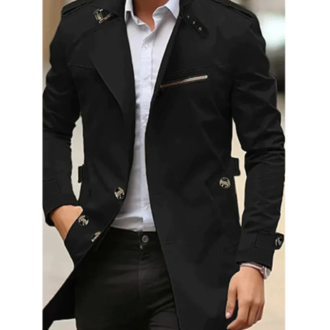 Onox | Elegant Winter Warm Lapel Collar Coat For Men